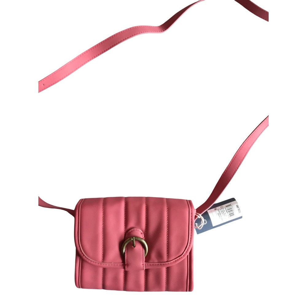 Universal Thread red Quilted Crossbody Bag Buckle Flap Small Handbag NEW